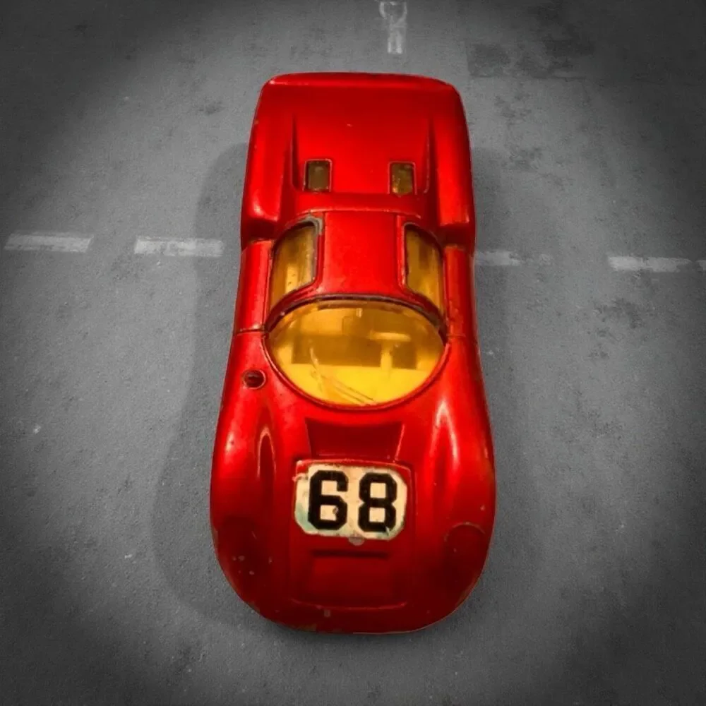 Vintage 1970 Matchbox Superfast # 68 Red Porsche 910 Diecast Car England